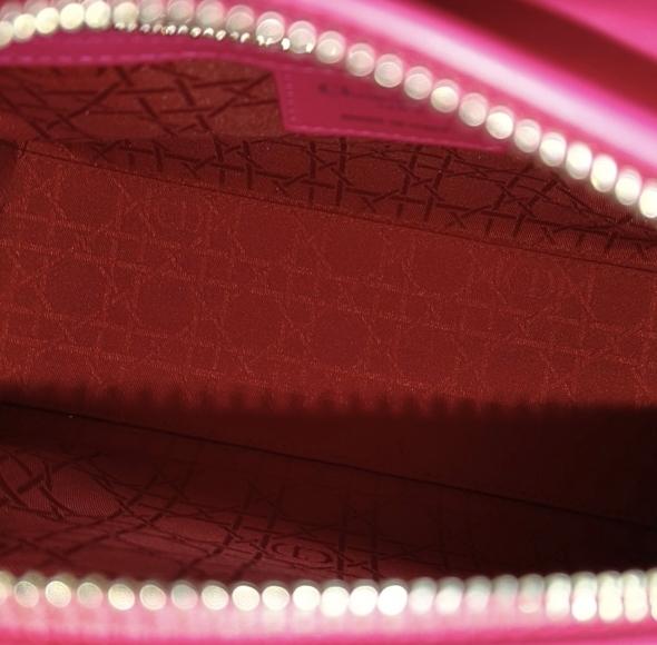 Dior - Lady Dior - Leather - Pink - (medium)