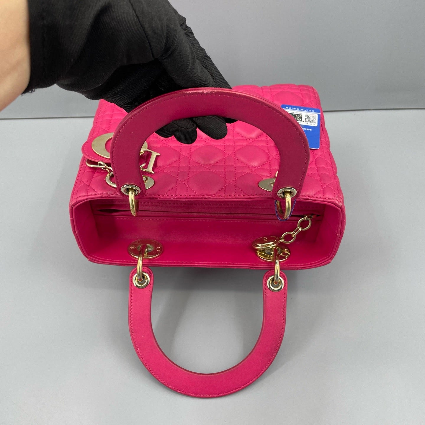 Dior - Lady Dior - Leather - Pink - (medium)