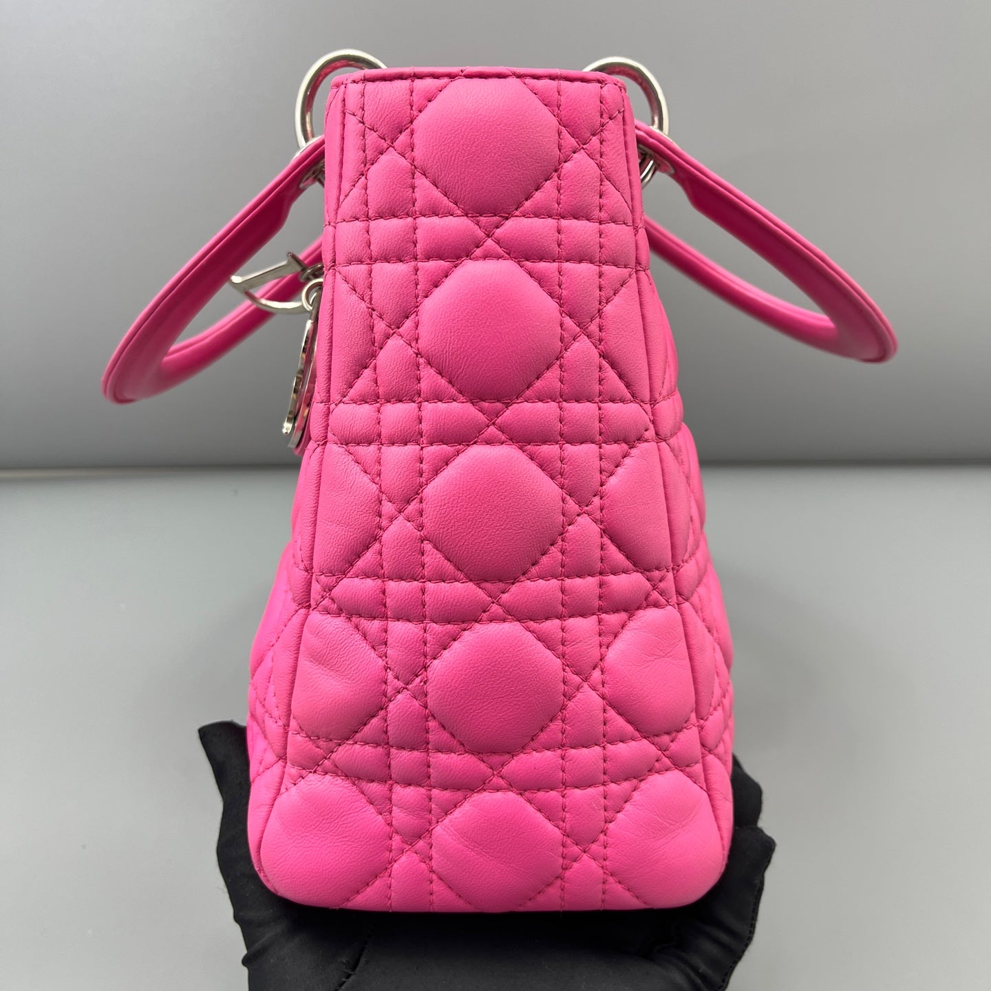 Dior - Lady Dior - Leather - Pink - (medium)
