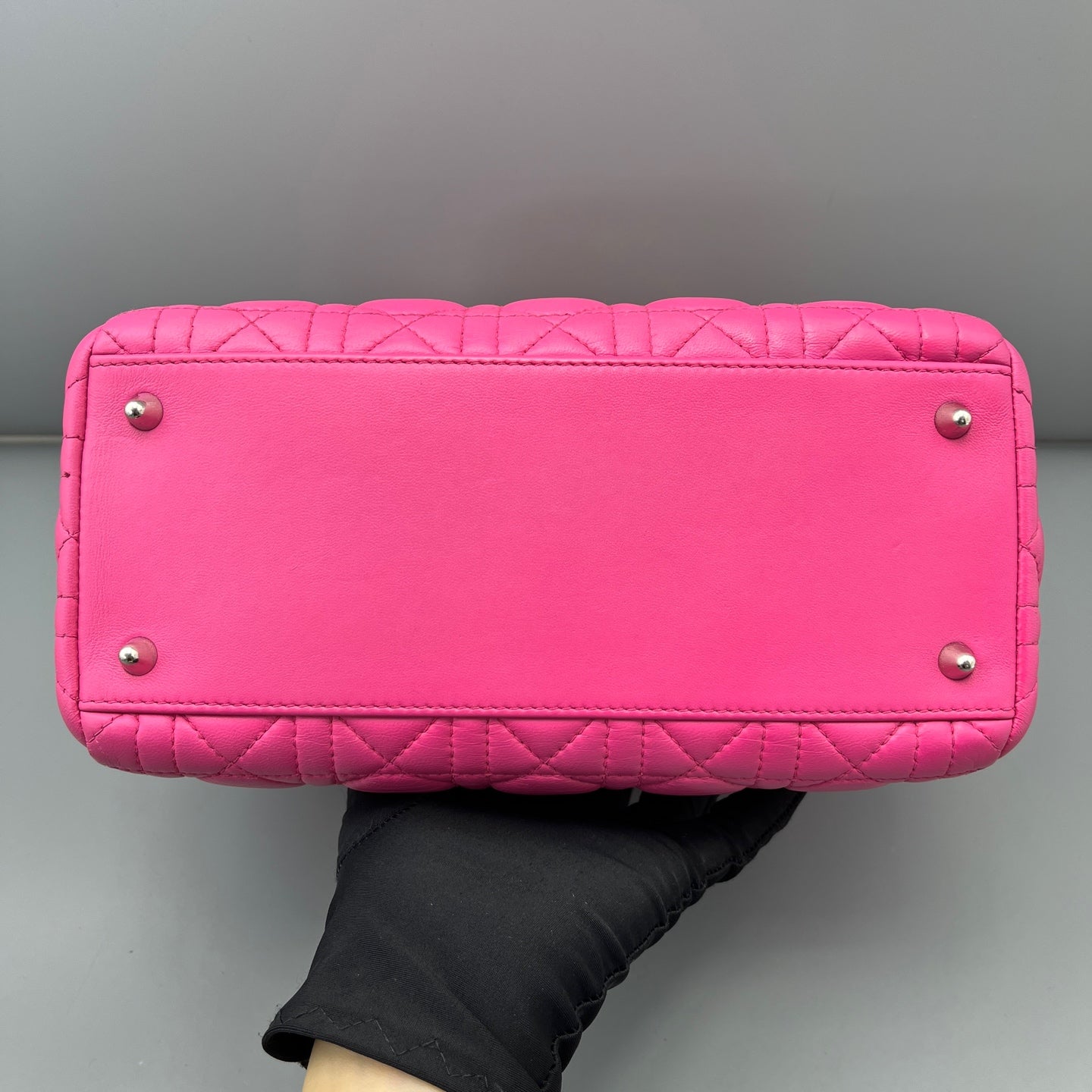 Dior - Lady Dior - Leather - Pink - (medium)