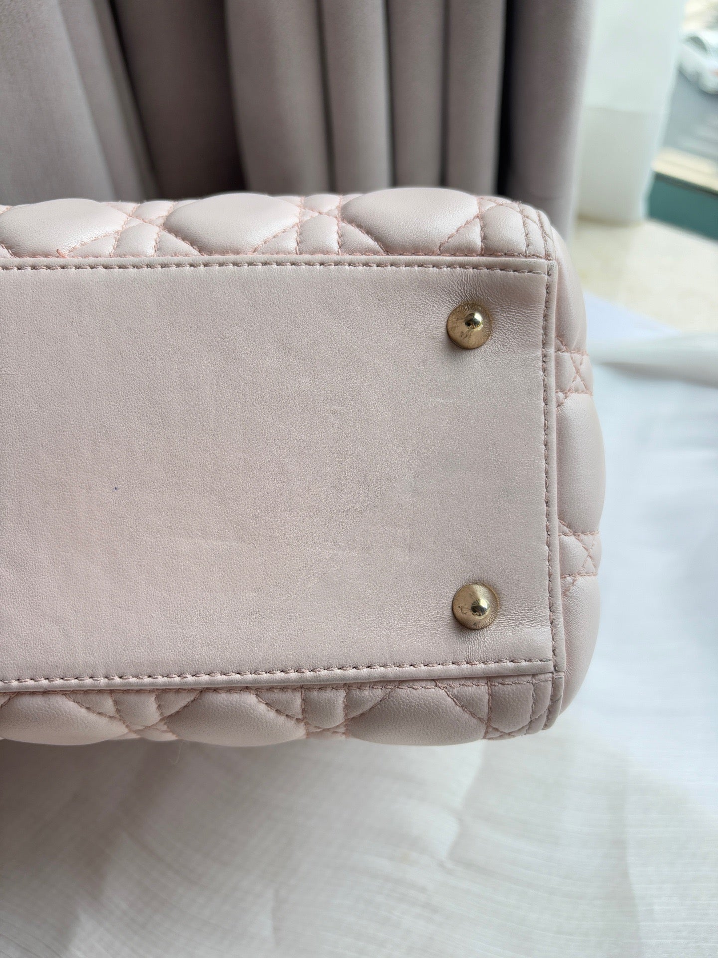 Dior - Lady Dior - Leather - Pink - (medium)