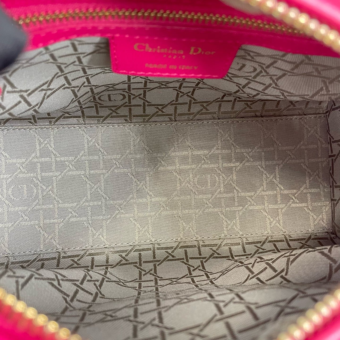 Dior - Lady Dior - Leather - Pink - (medium)