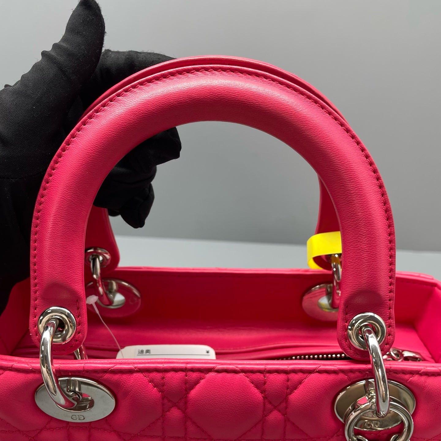 Dior - Lady Dior - Leather - Pink - (medium)