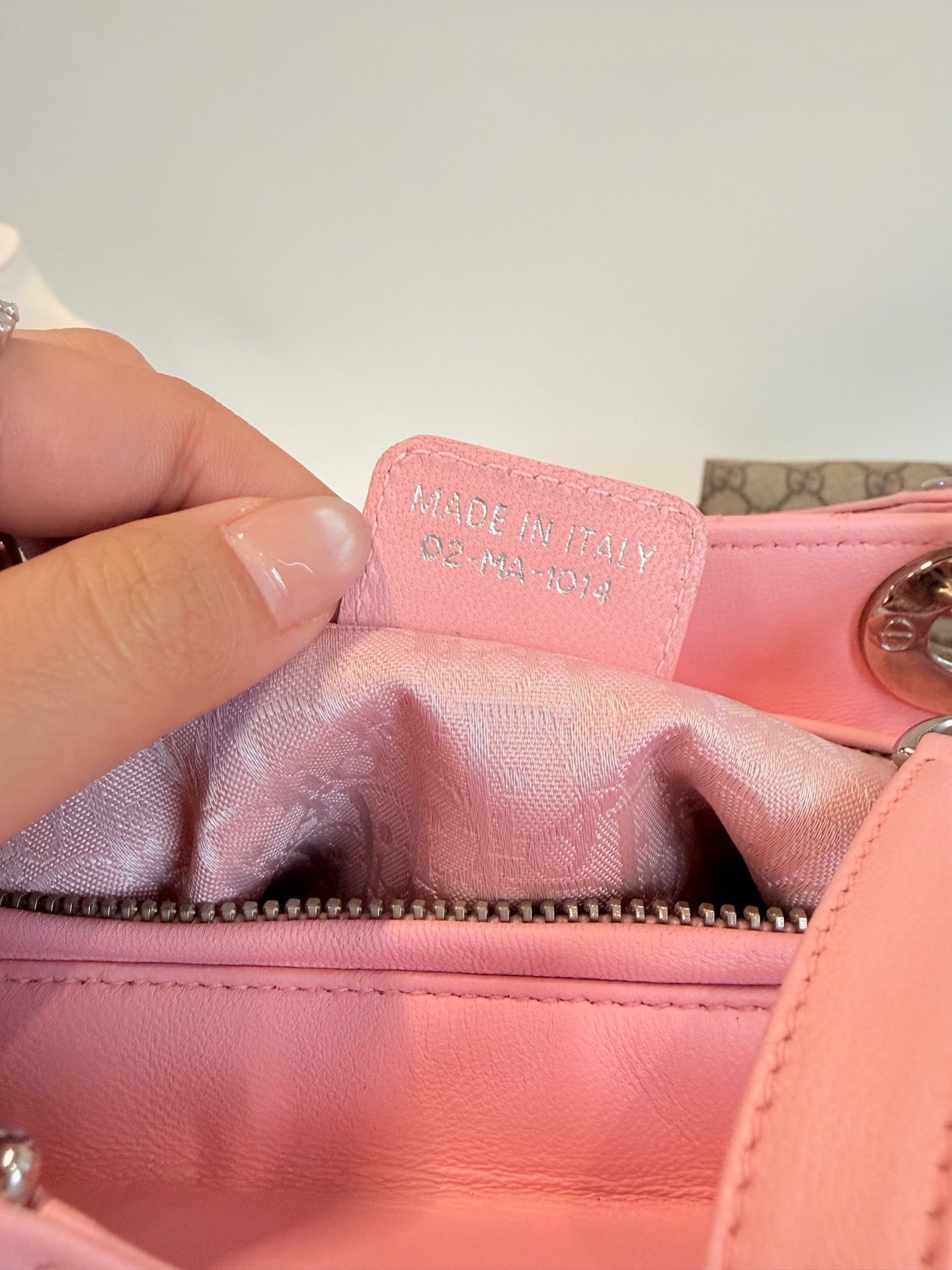 Dior - Lady Dior - Leather - Pink - (Medium)