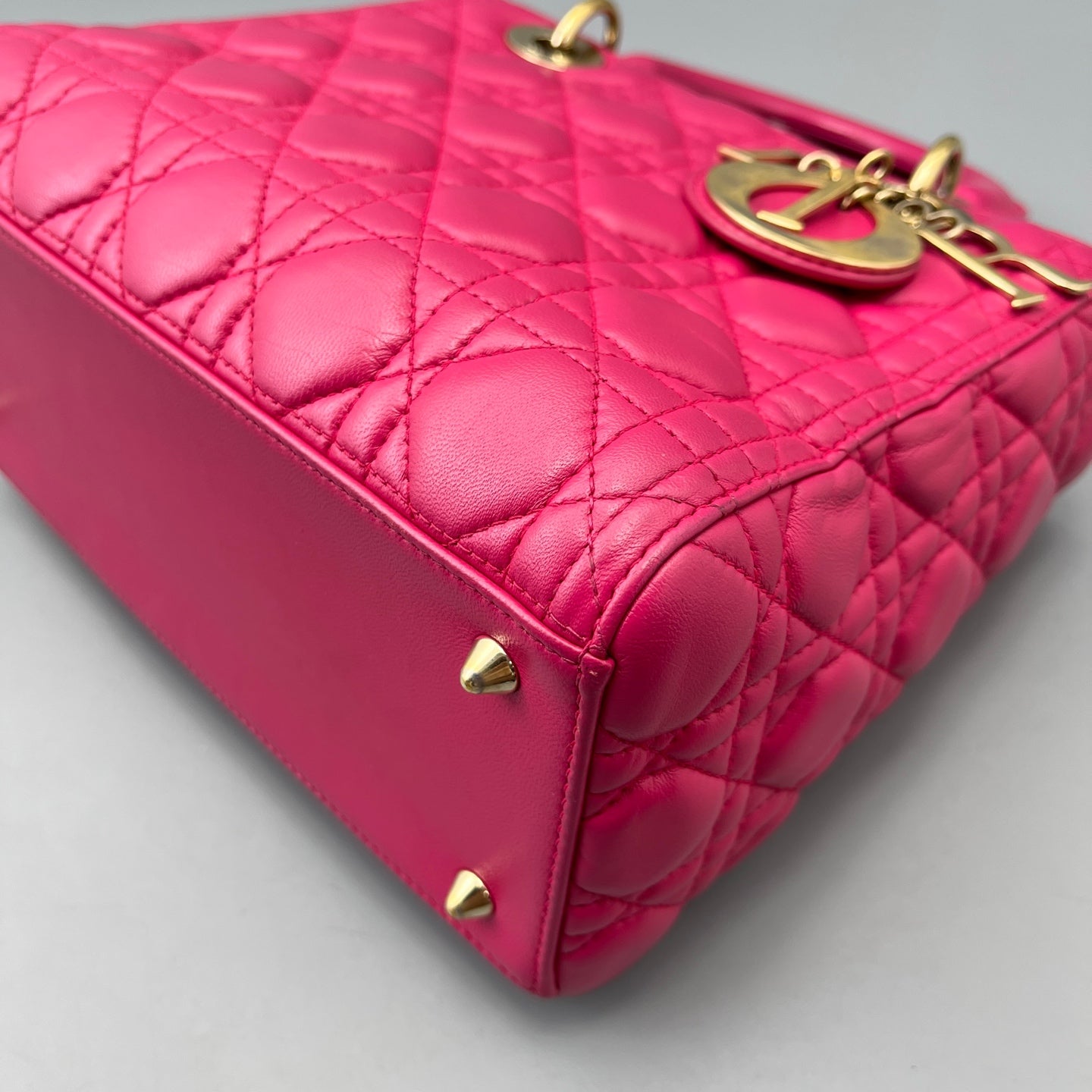 Dior - Lady Dior - Leather - Pink - (Medium)