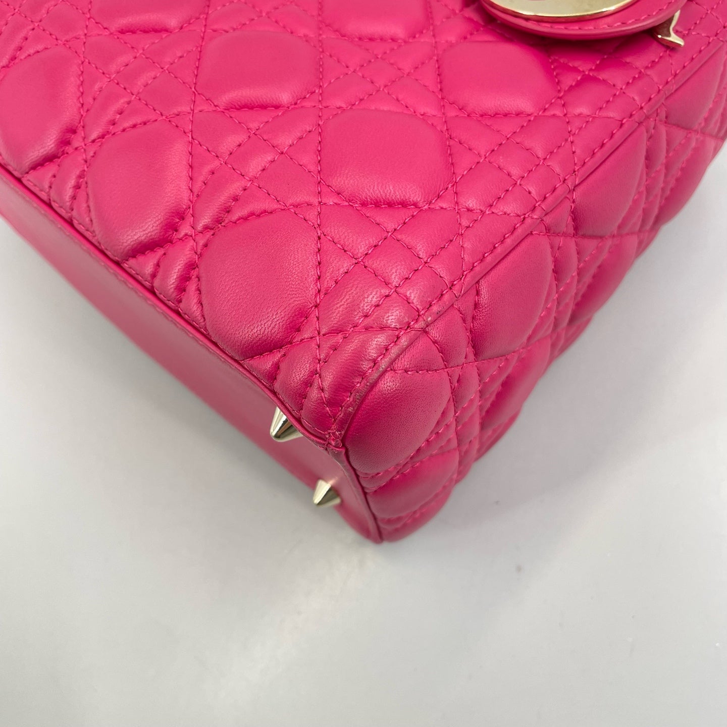 Dior - Lady Dior - Leather - Pink - (medium)