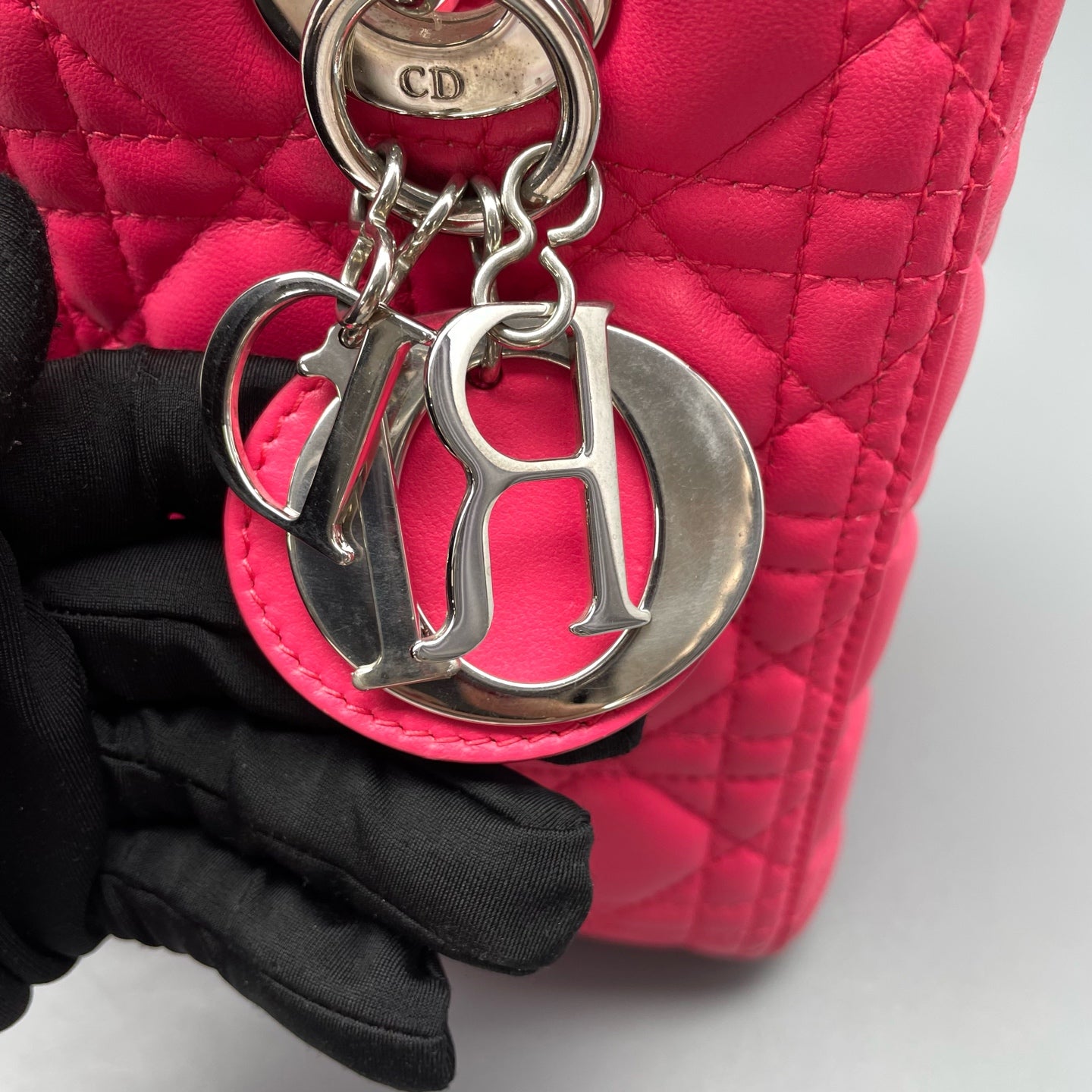 Dior - Lady Dior - Leather - Pink - (medium)