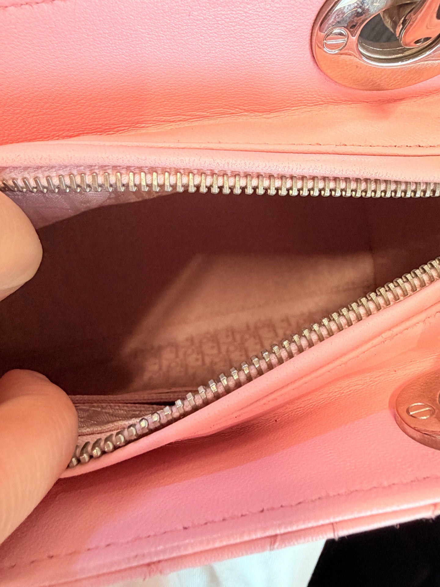 Dior - Lady Dior - Leather - Pink - (Medium)