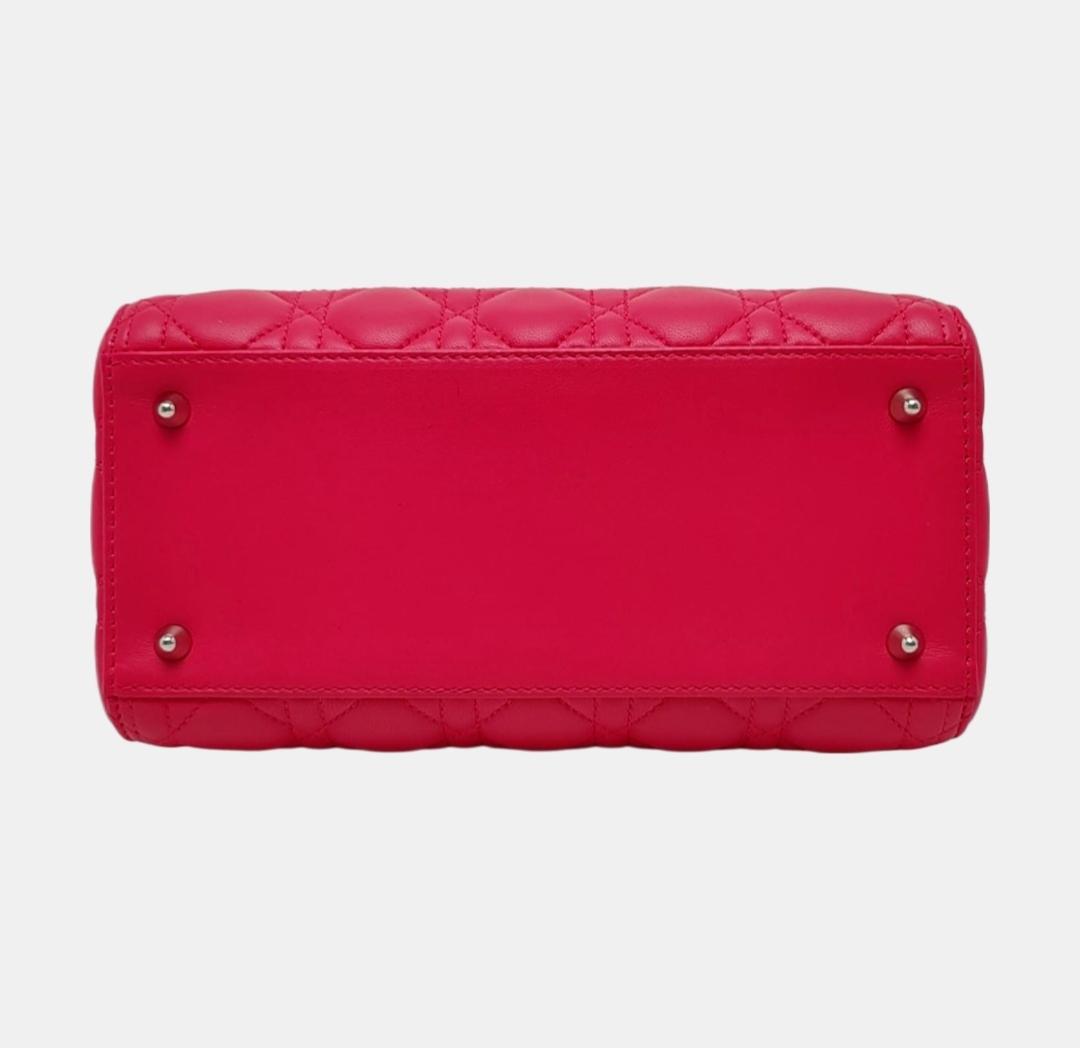 Dior - Lady Dior - Leather - Pink - (medium)