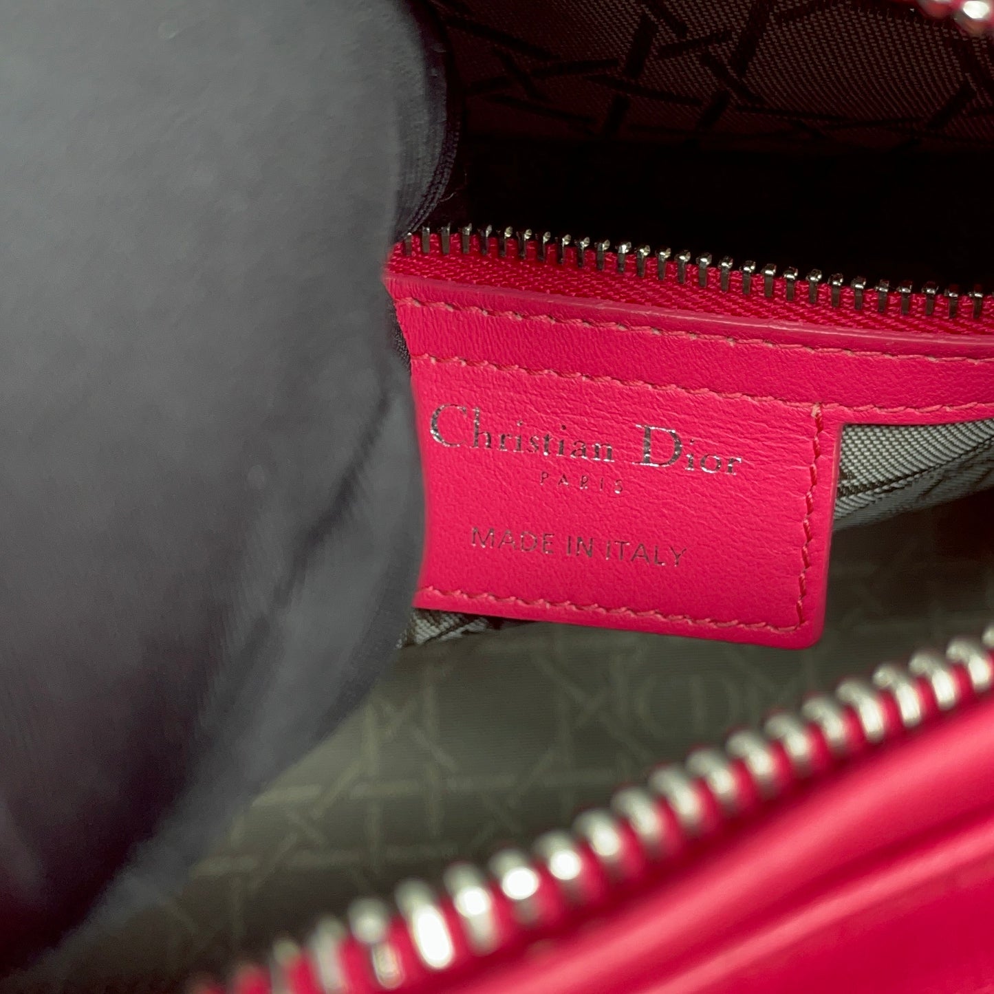 Dior - Lady Dior - Leather - Pink - (medium)