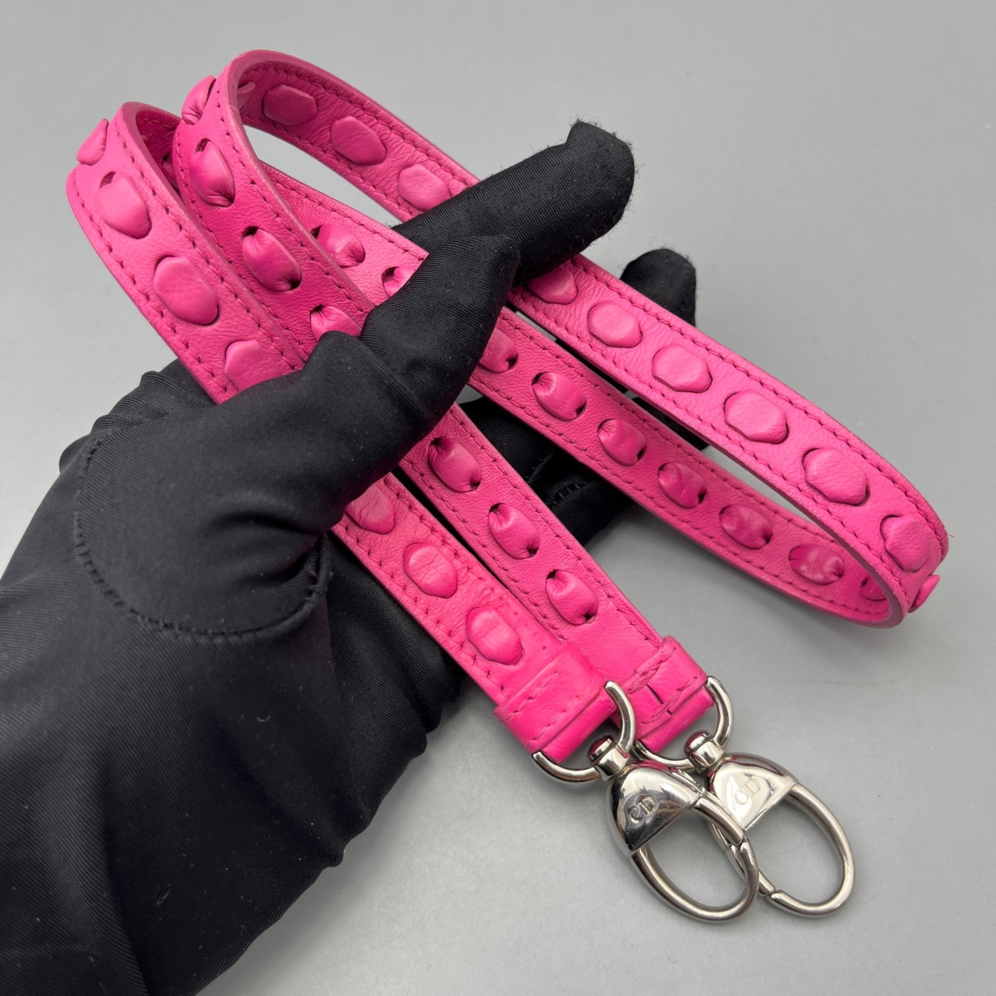 Dior - Lady Dior - Leather - Pink - (medium)