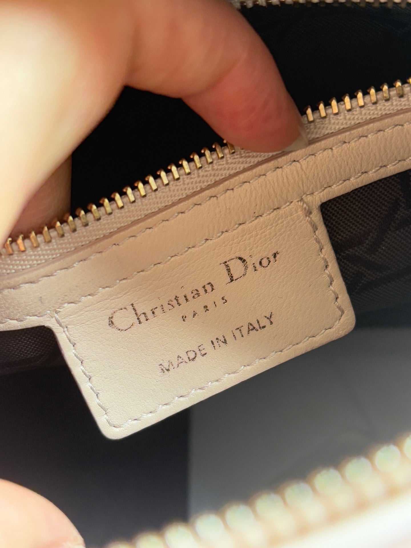Dior - Lady Dior - Leather - Pink - (medium)