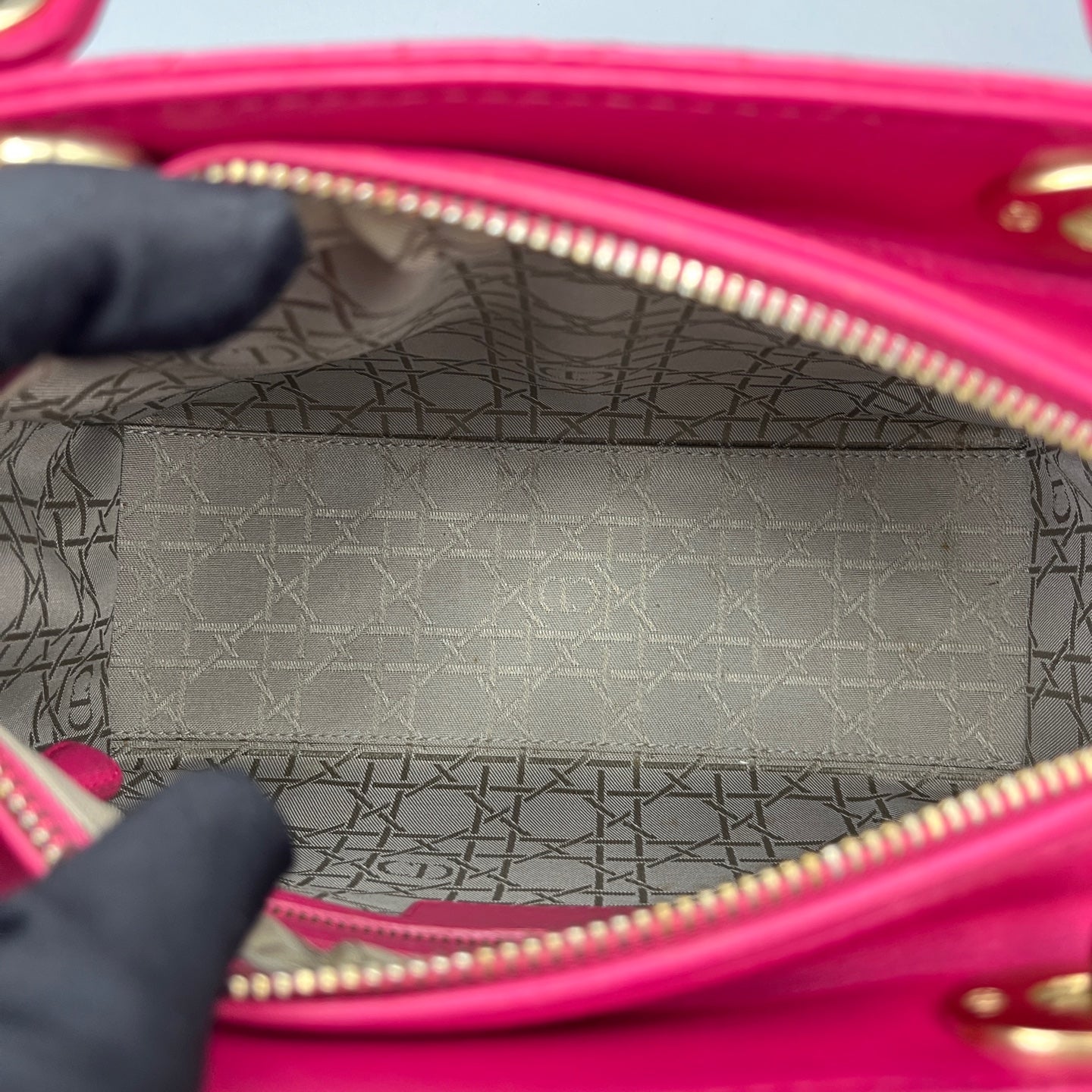 Dior - Lady Dior - Leather - Pink - (Medium)