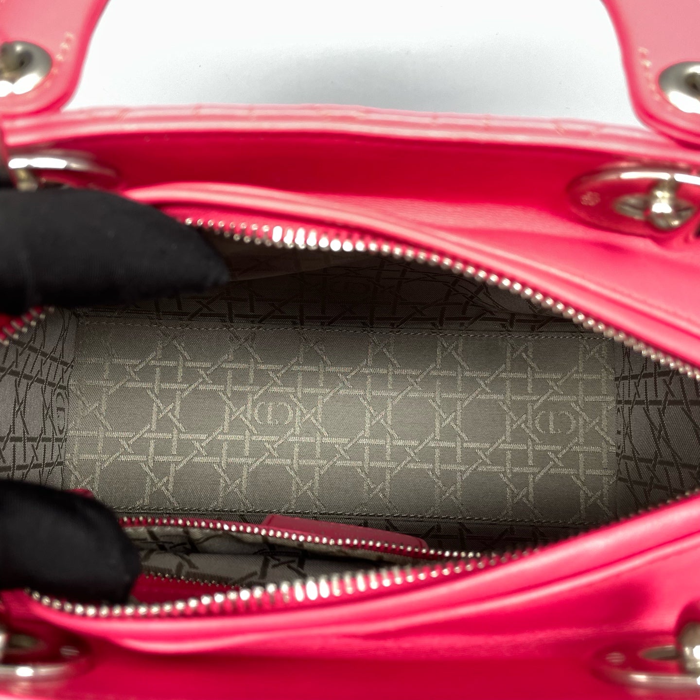 Dior - Lady Dior - Leather - Pink - (medium)