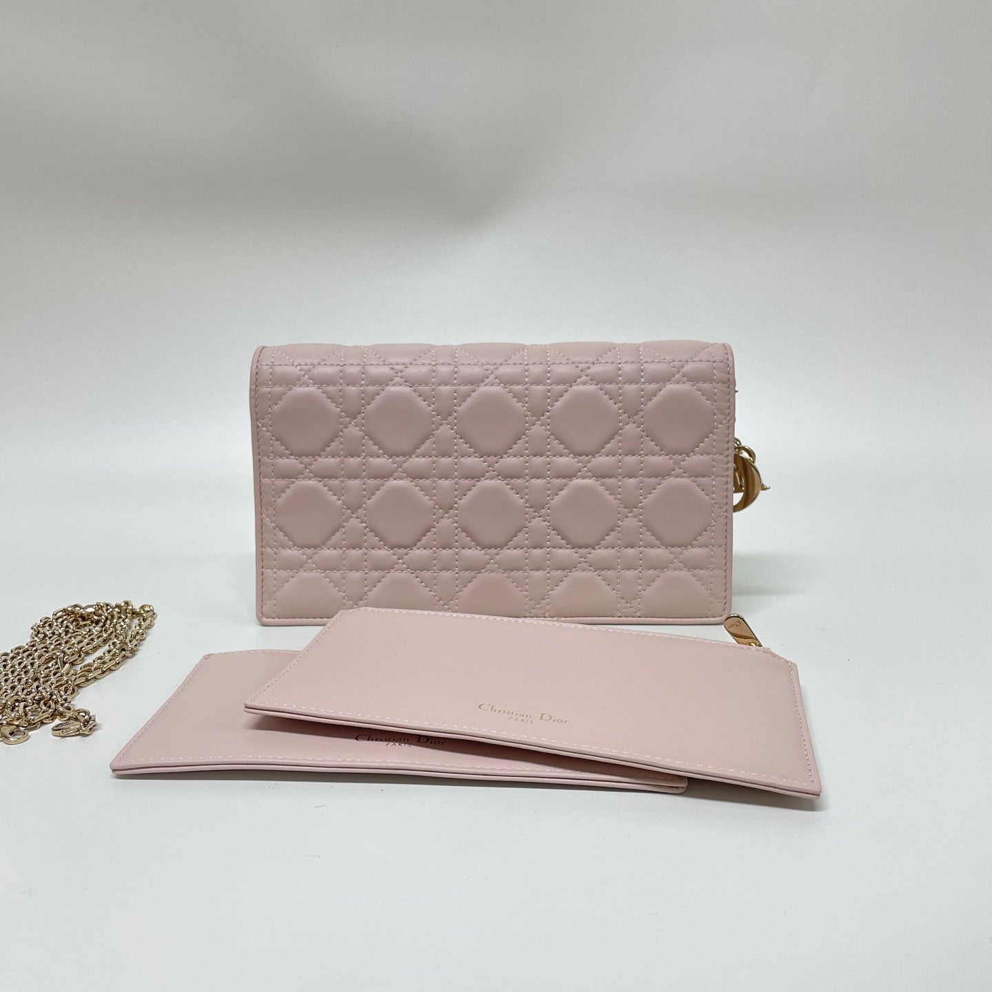 Dior - Lady Dior - Leather - Pink - (mini)