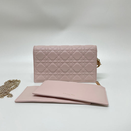 Dior - Lady Dior - Leather - Pink - (mini)