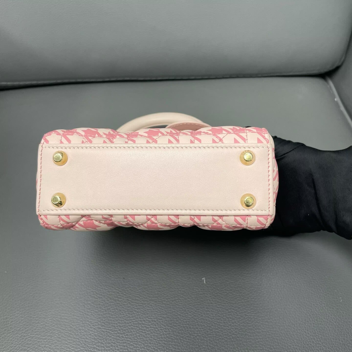 Dior - Lady Dior - Leather - Pink - (mini)