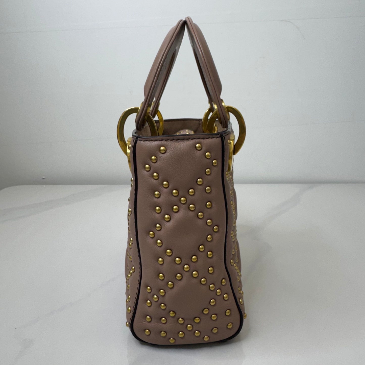 Dior - Lady Dior - Leather - Pink - (mini)