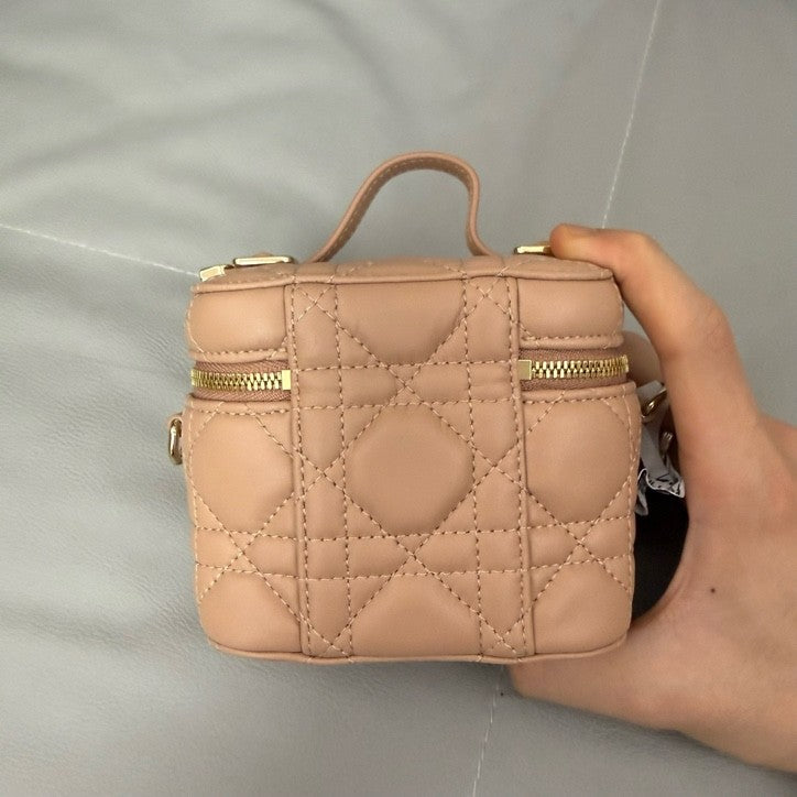 Dior - Lady Dior - Leather - Pink - (mini)