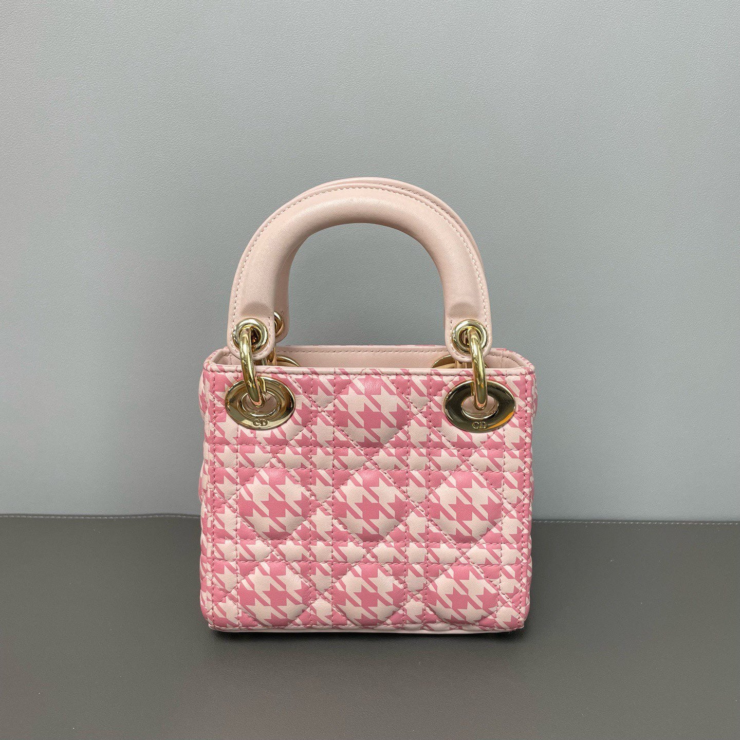 Dior - Lady Dior - Leather - Pink - (mini)
