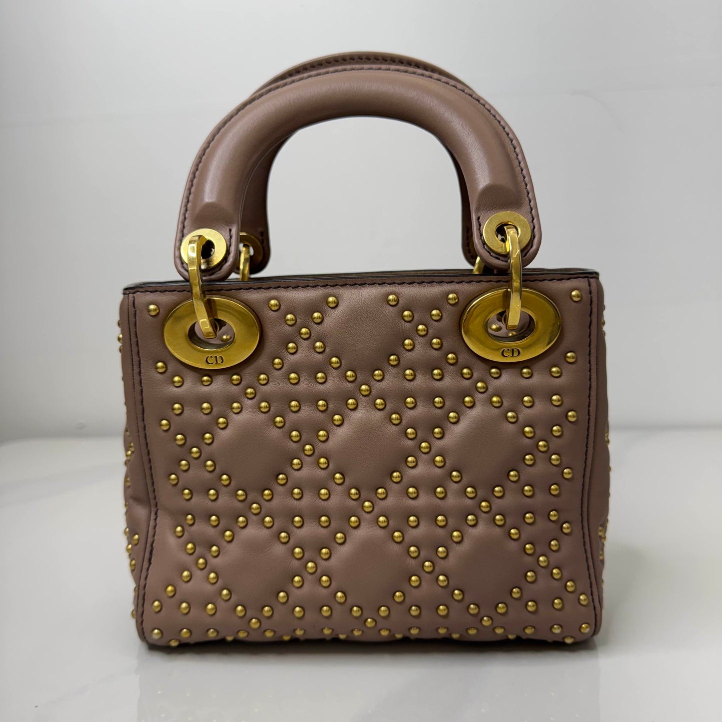 Dior - Lady Dior - Leather - Pink - (mini)