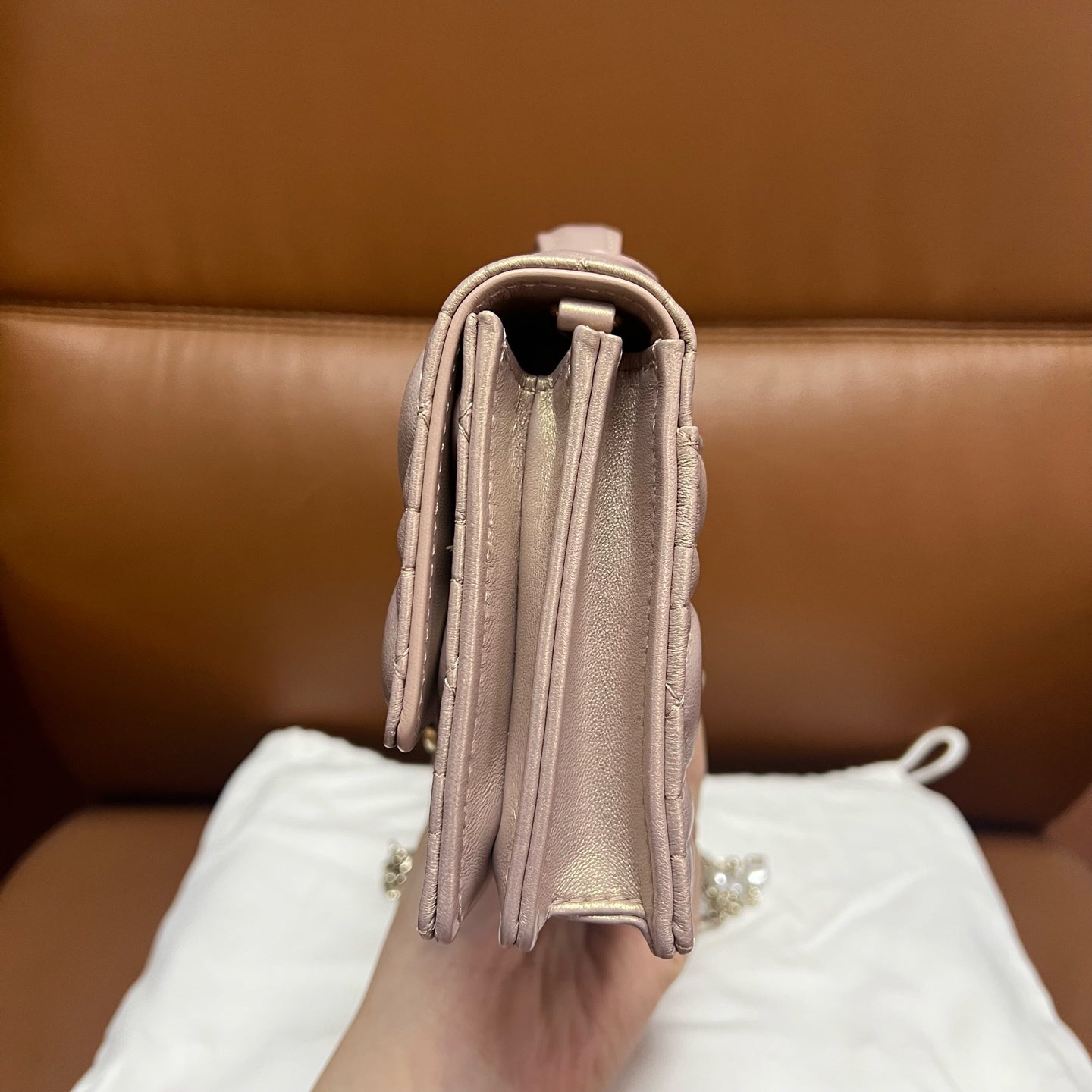 Dior - Lady Dior - Leather - Pink - (mini)