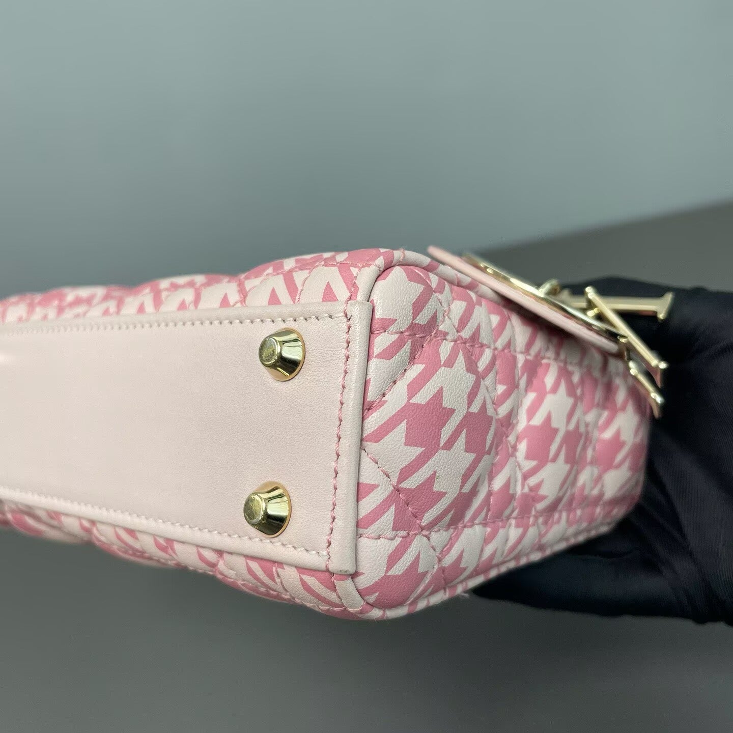 Dior - Lady Dior - Leather - Pink - (mini)
