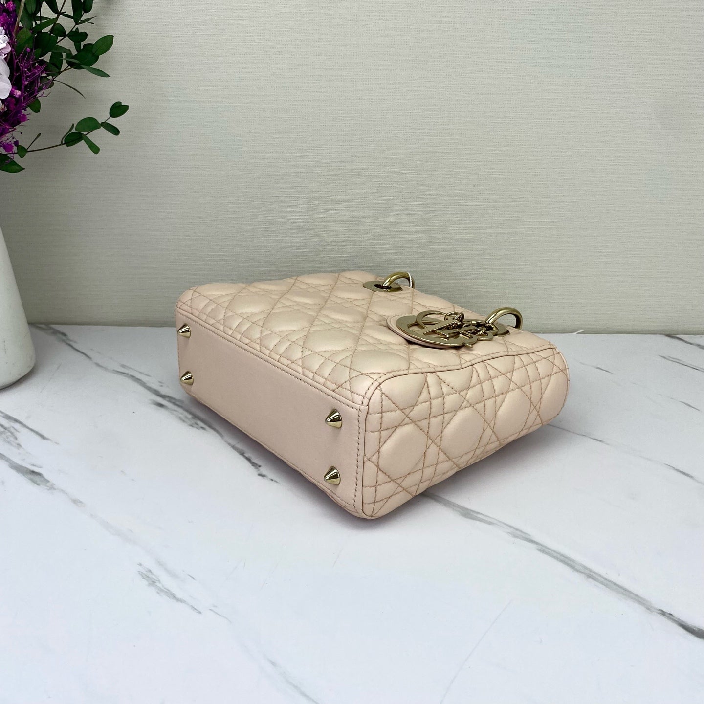 Dior - Lady Dior - Leather - Pink - (mini)