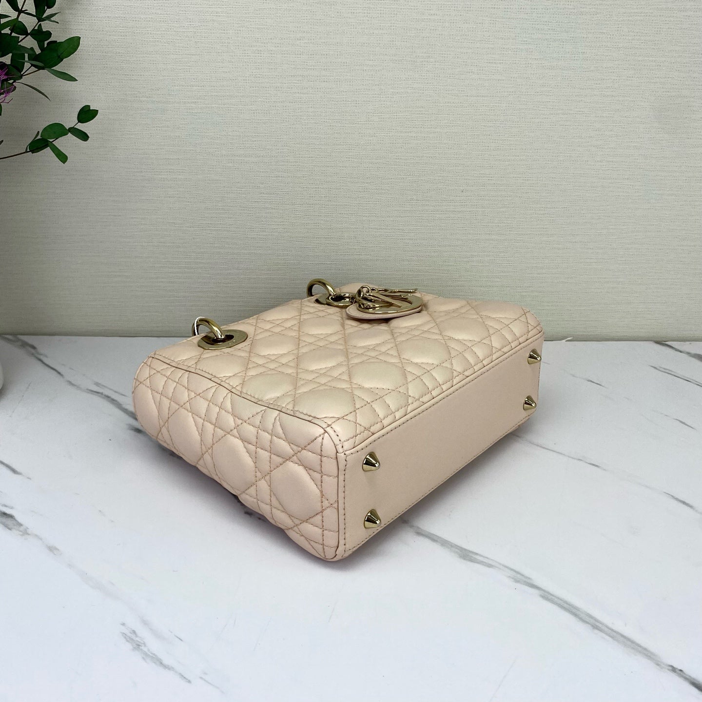 Dior - Lady Dior - Leather - Pink - (mini)