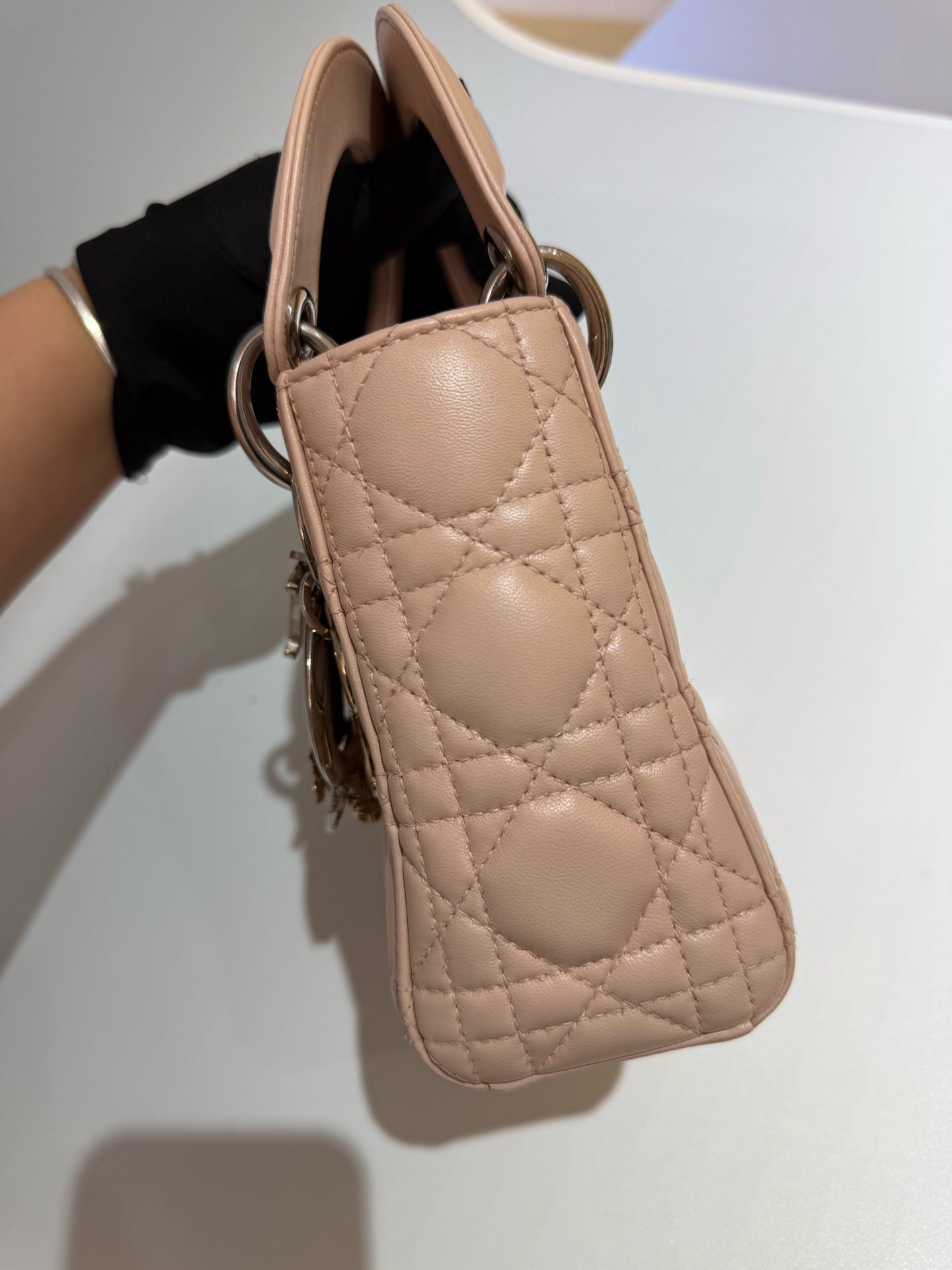 Dior - Lady Dior - Leather - Pink - (mini)