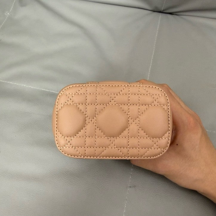 Dior - Lady Dior - Leather - Pink - (mini)