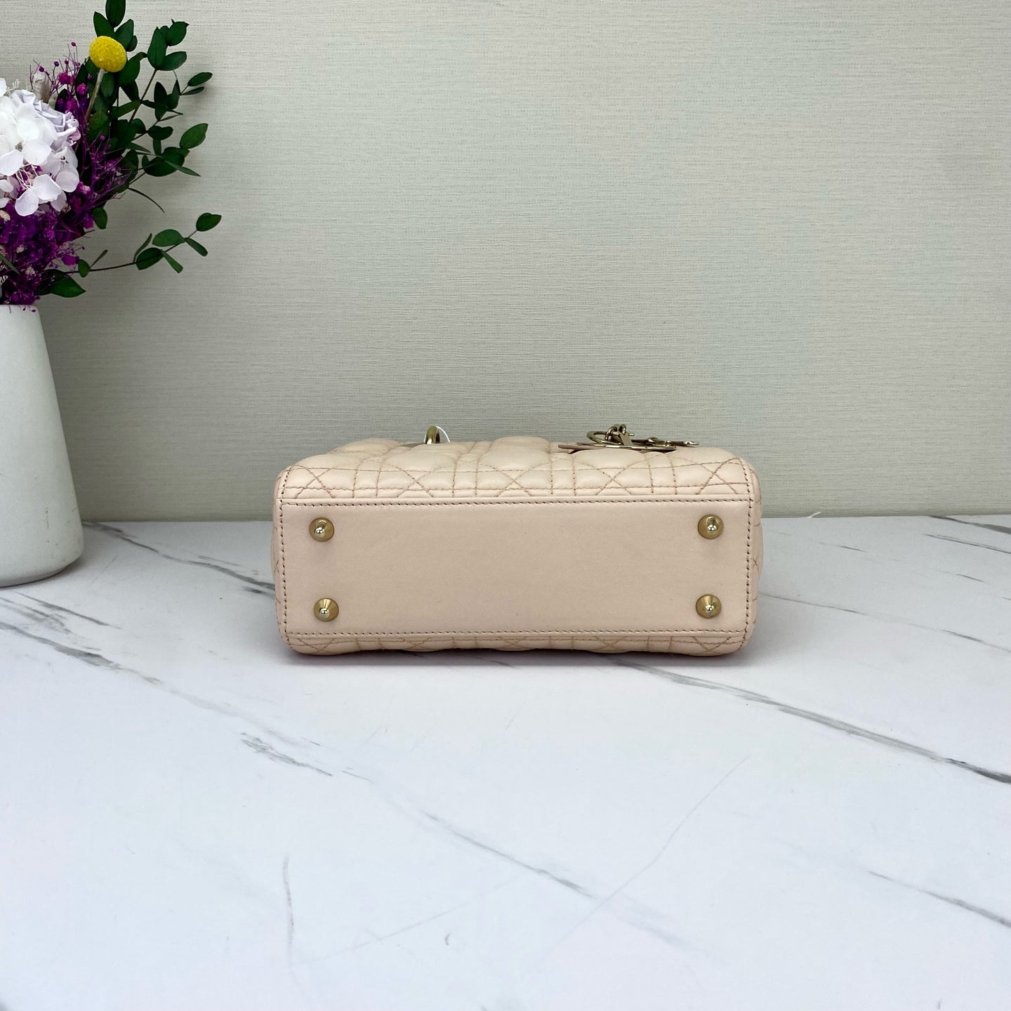 Dior - Lady Dior - Leather - Pink - (mini)
