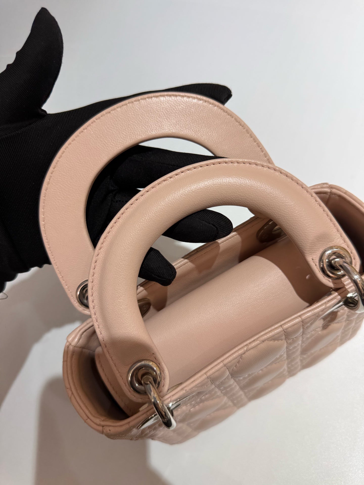 Dior - Lady Dior - Leather - Pink - (mini)