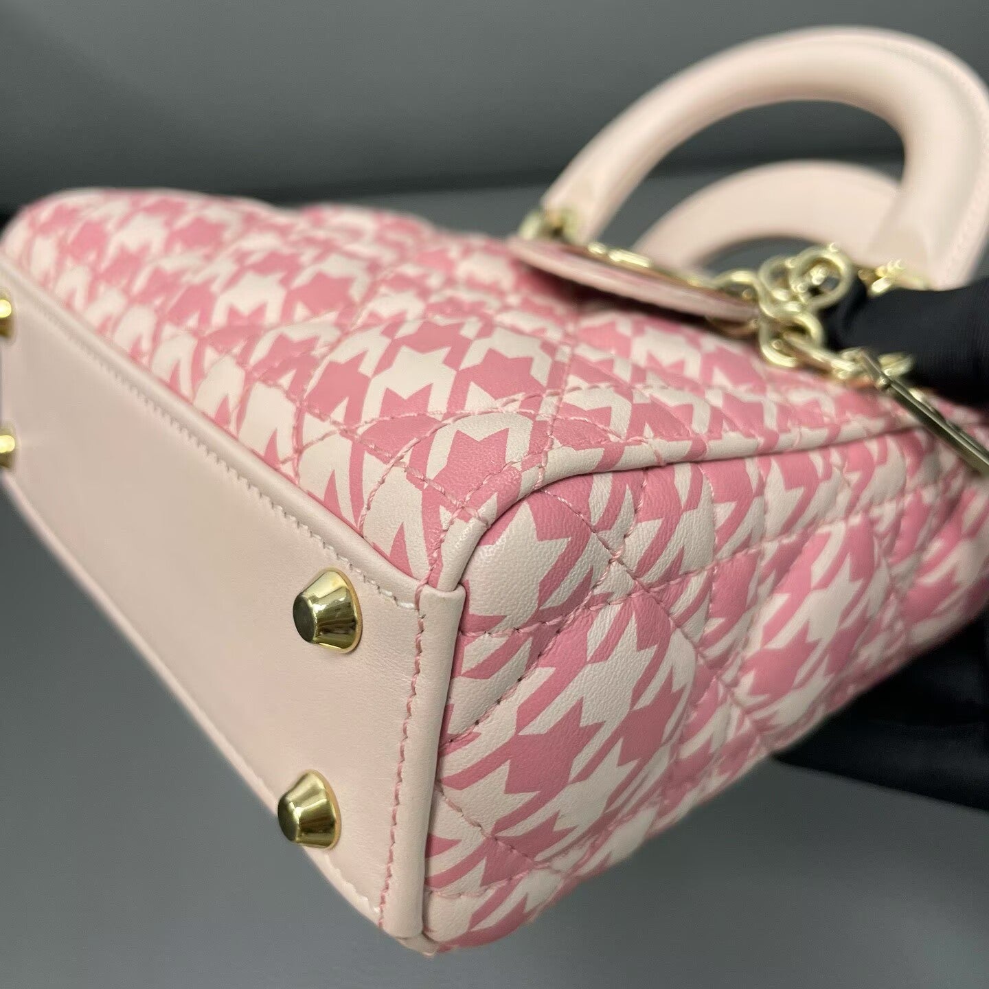 Dior - Lady Dior - Leather - Pink - (mini)