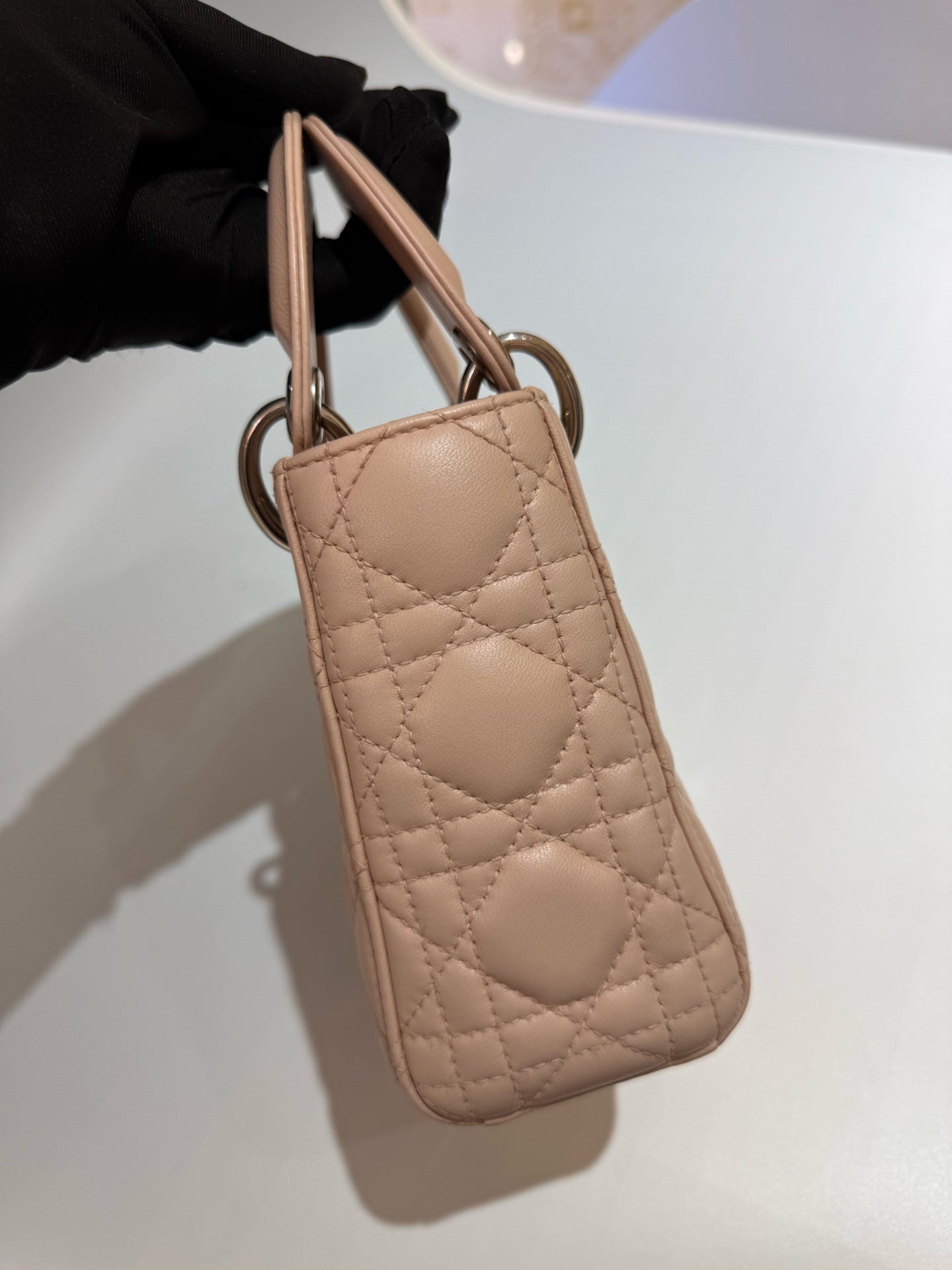 Dior - Lady Dior - Leather - Pink - (mini)