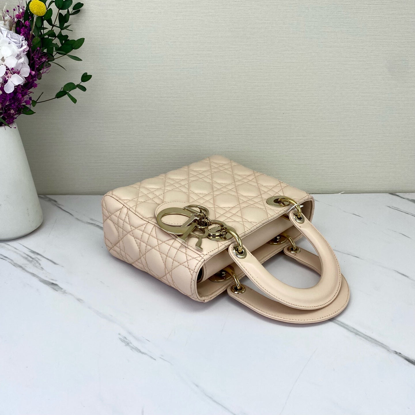 Dior - Lady Dior - Leather - Pink - (mini)