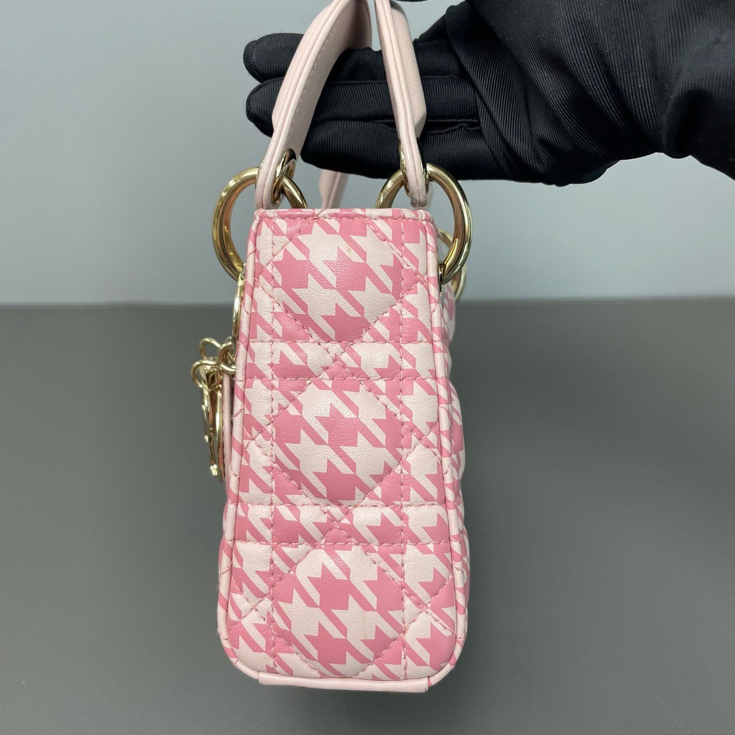 Dior - Lady Dior - Leather - Pink - (mini)