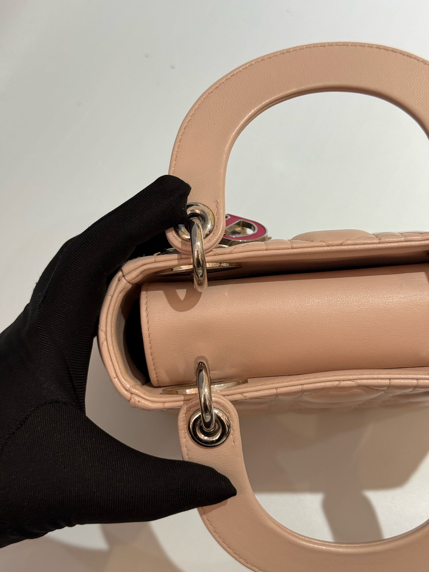 Dior - Lady Dior - Leather - Pink - (mini)