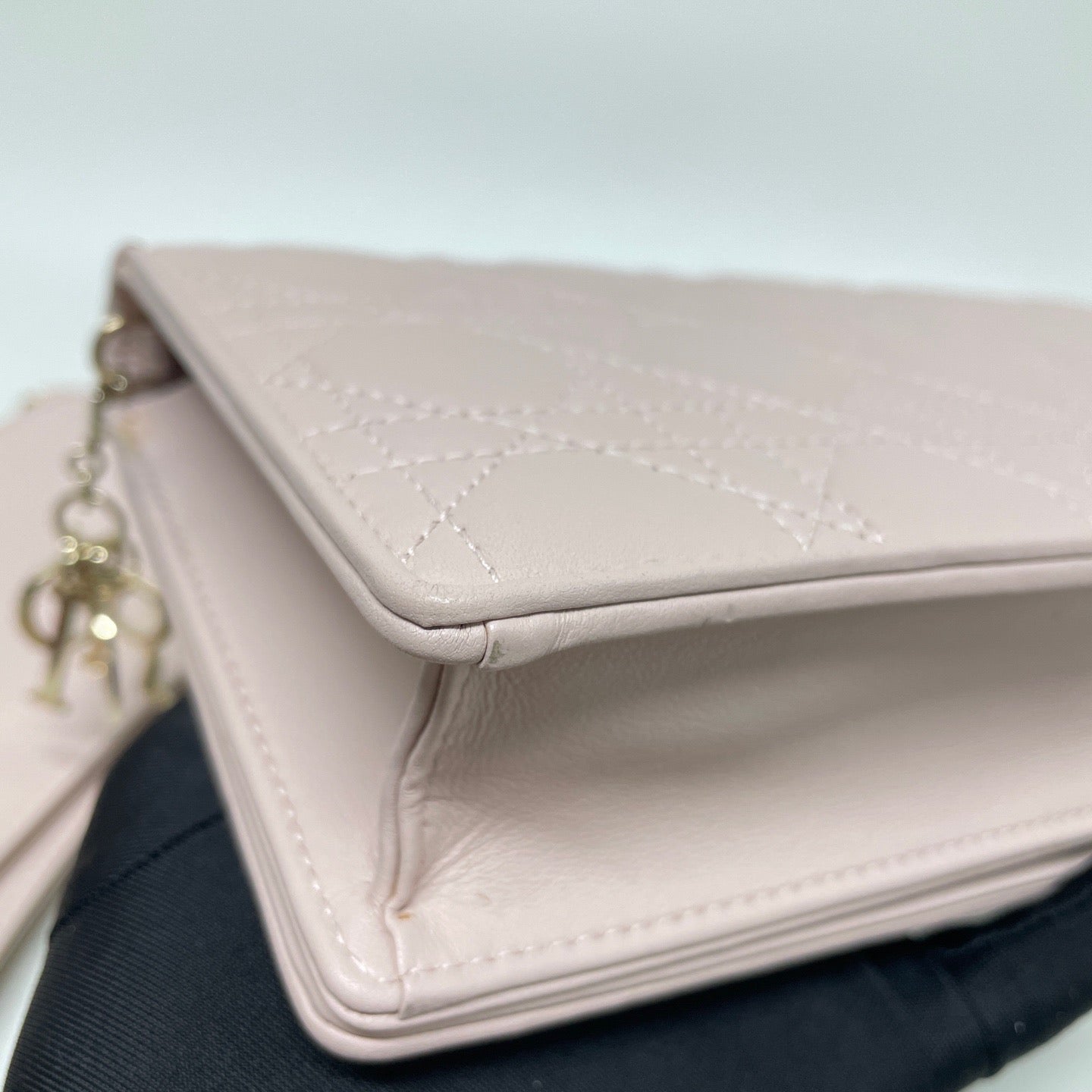 Dior - Lady Dior - Leather - Pink - (mini)