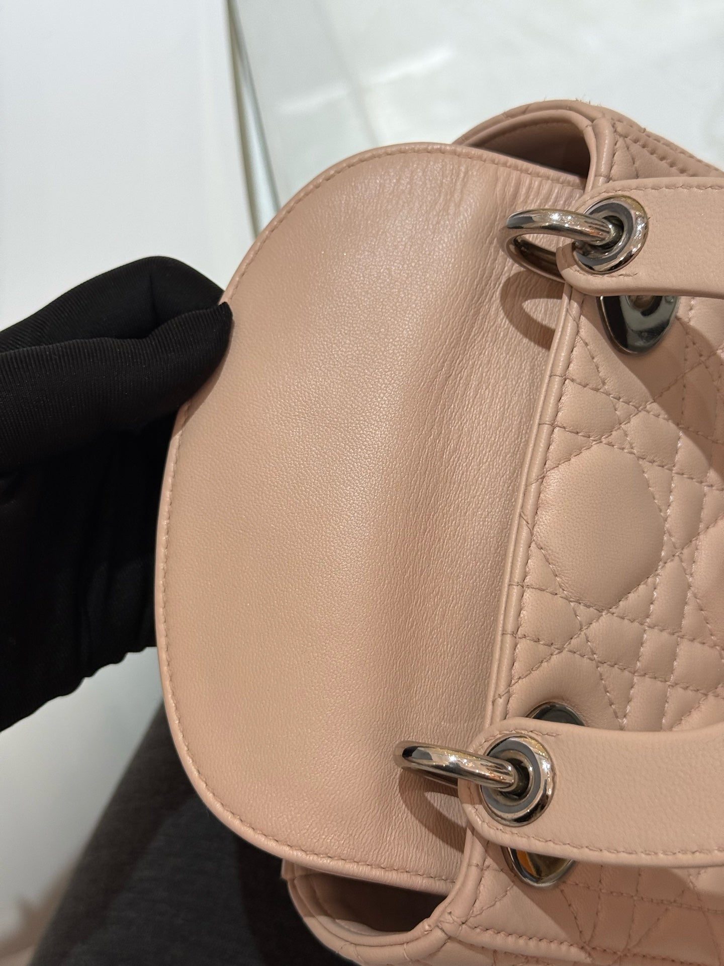 Dior - Lady Dior - Leather - Pink - (mini)