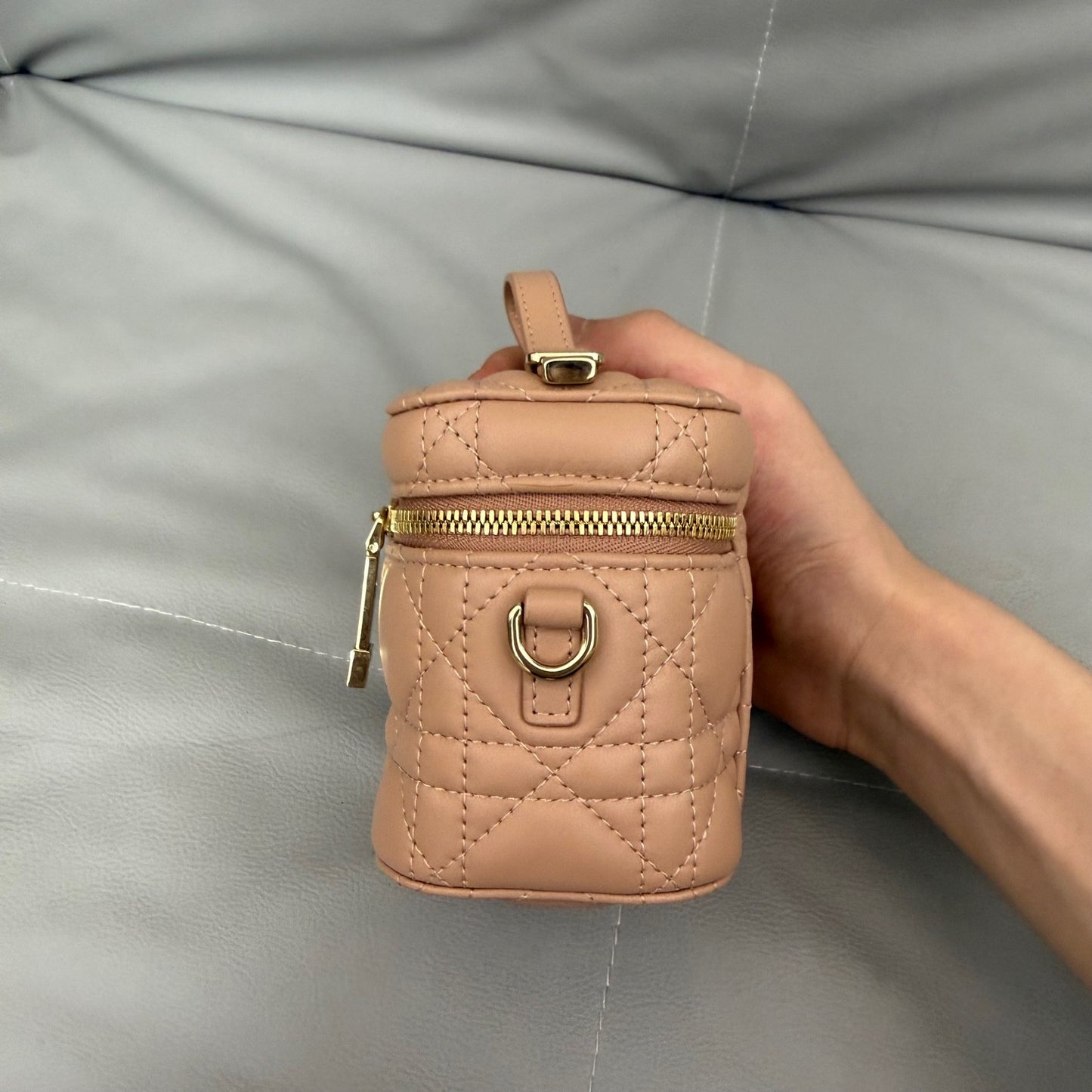 Dior - Lady Dior - Leather - Pink - (mini)