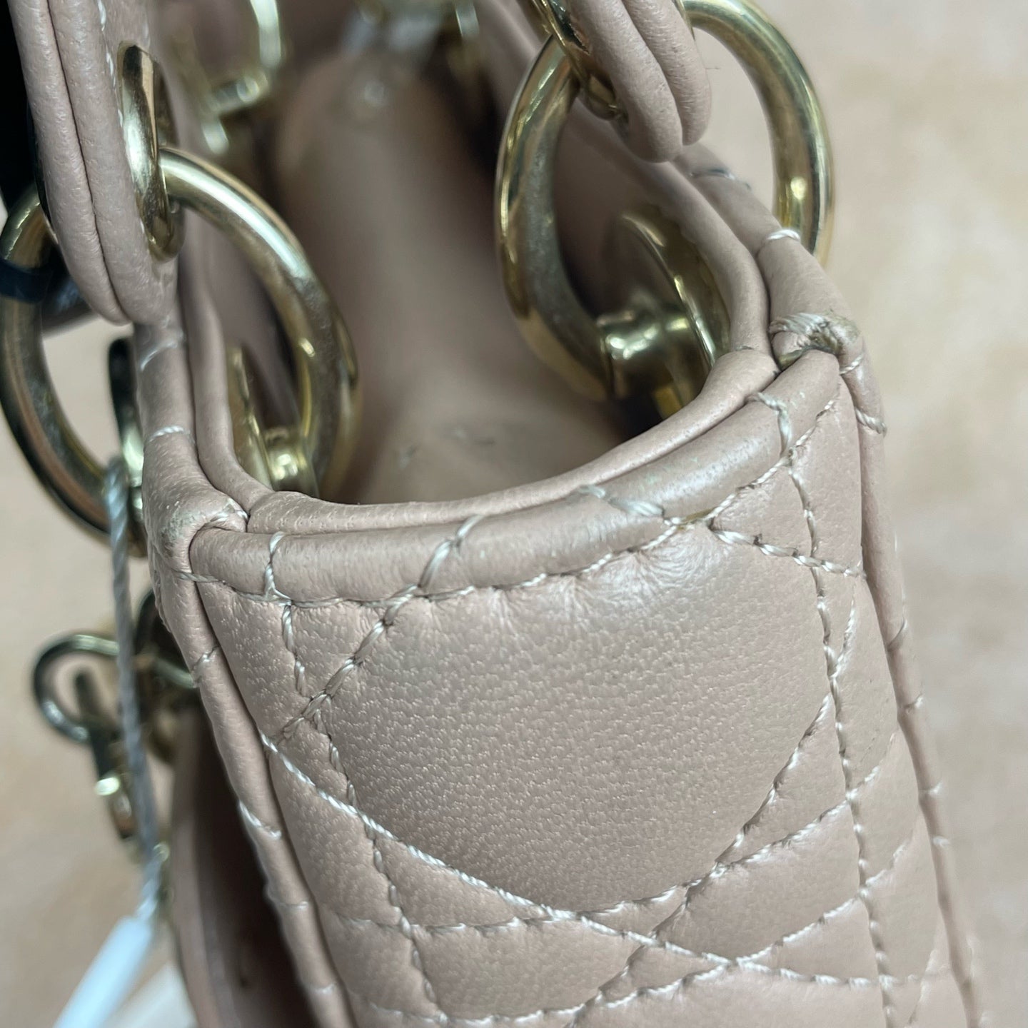 Dior - Lady Dior - Leather - Pink - (mini)