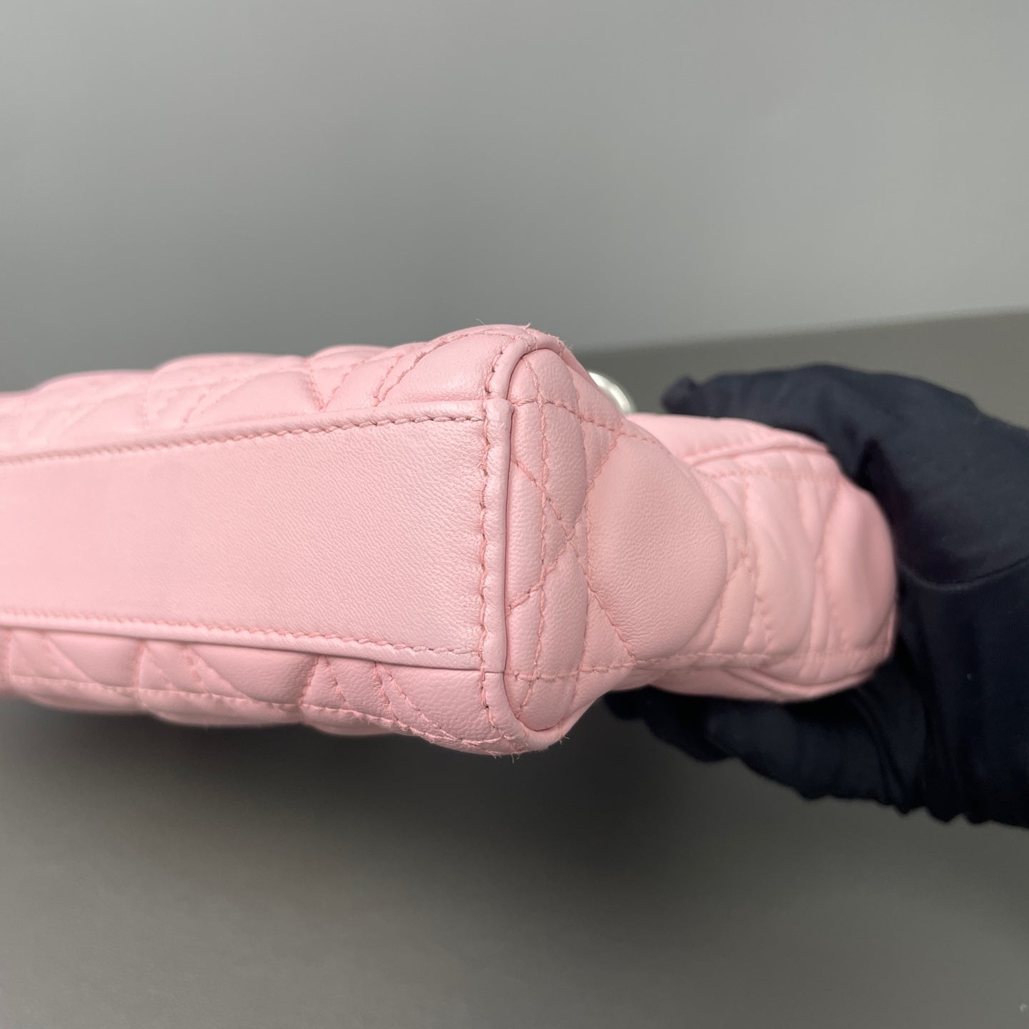 Dior - Lady Dior - Leather - Pink - (small)