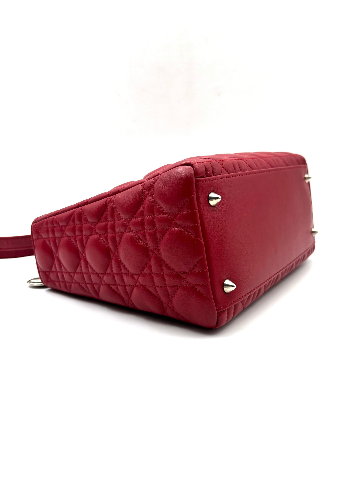 Dior - Lady Dior - Leather - Pink - (small)