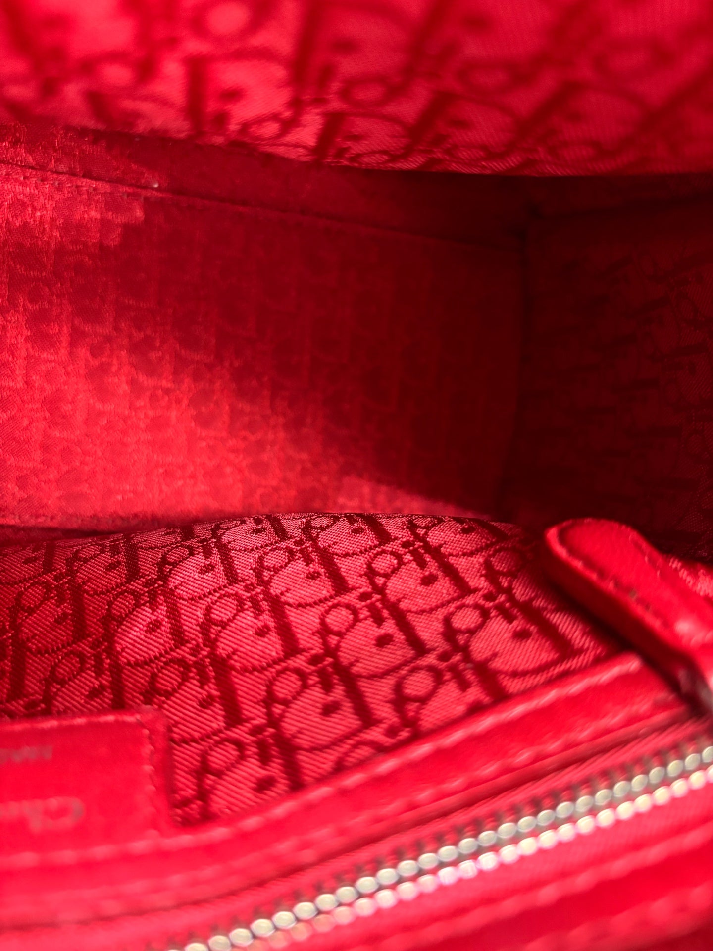 Dior - Lady Dior - Leather - Pink - (small)