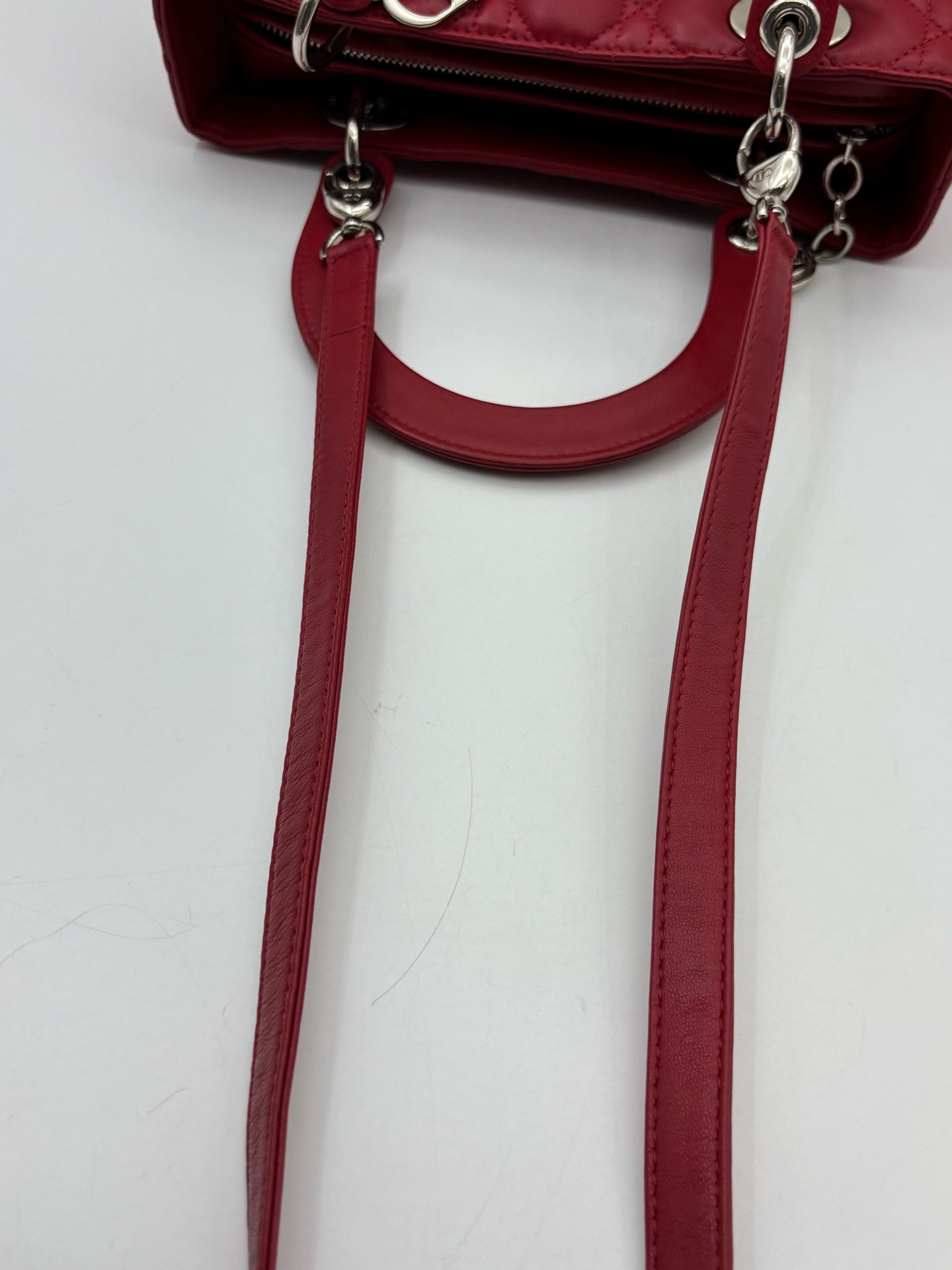 Dior - Lady Dior - Leather - Pink - (small)