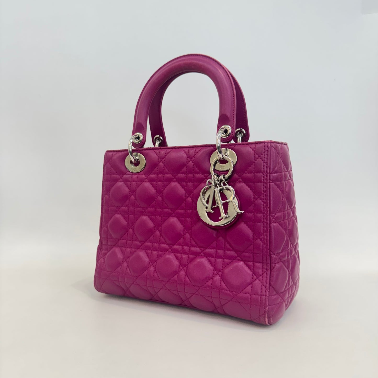 Dior - Lady Dior - Leather - Purple - (medium)