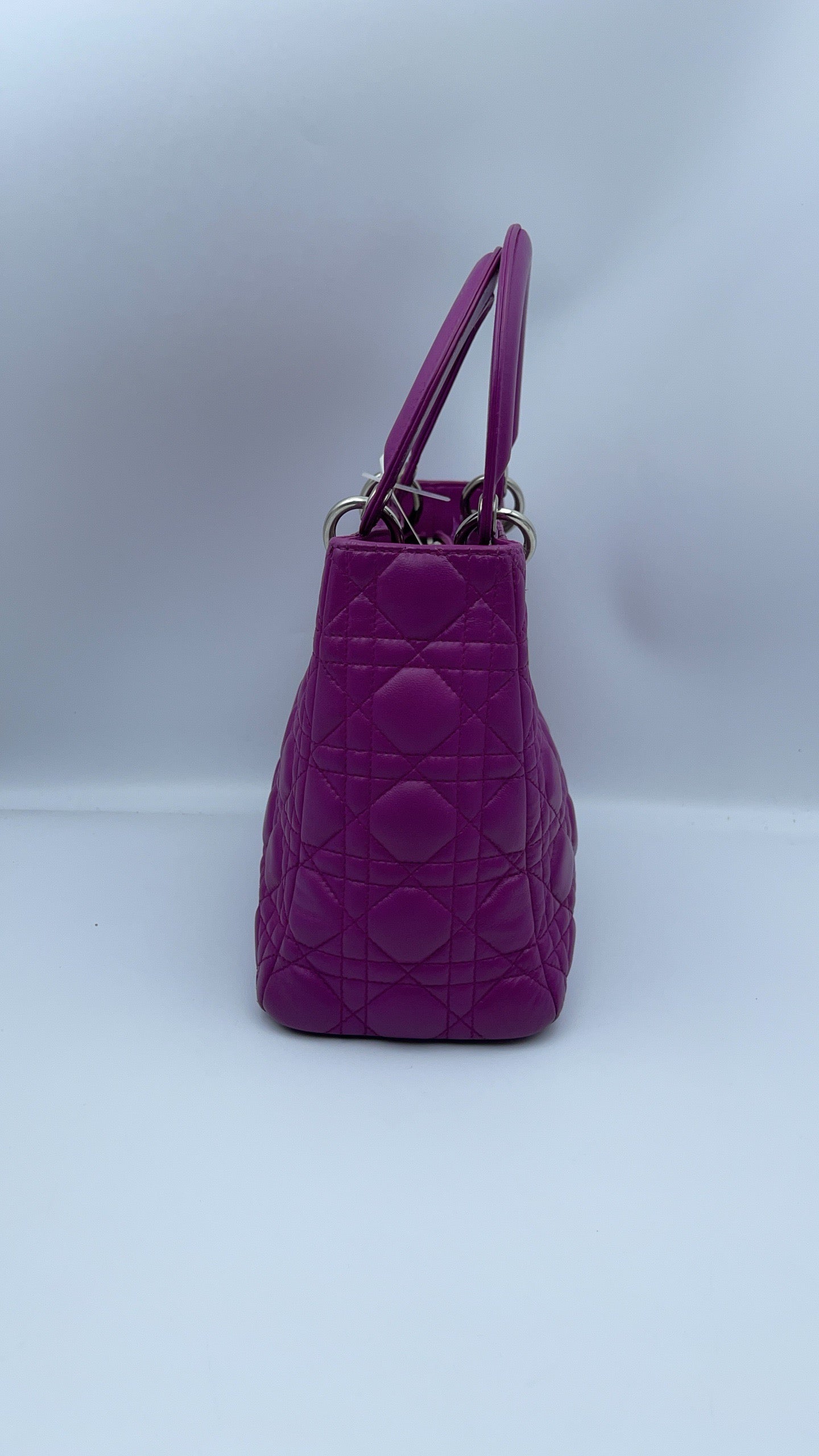 Dior - Lady Dior - Leather - Purple - (medium)