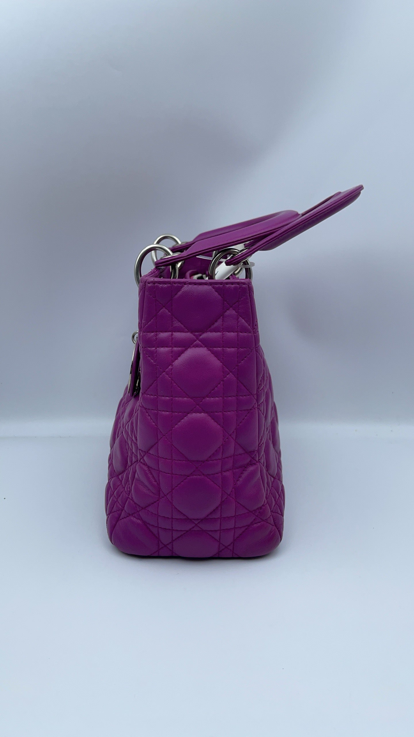 Dior - Lady Dior - Leather - Purple - (medium)