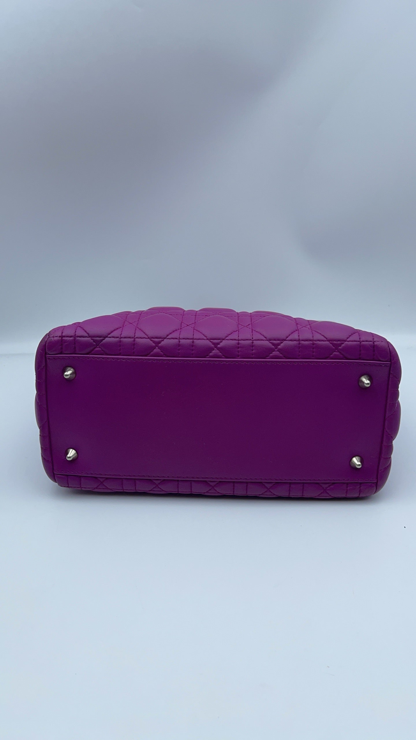 Dior - Lady Dior - Leather - Purple - (medium)